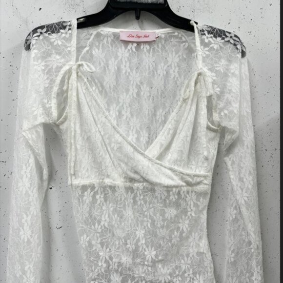 Francine Top LISA SAYS GAH - SWAN LACE - Picture 4 of 4